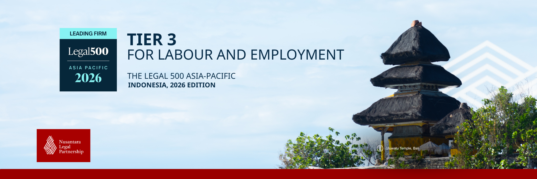 NLP ranked Tier 3 for Labour & Employment in Indonesia by The Legal 500